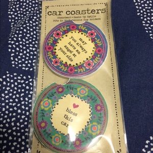 NEW thirsty stone car coasters